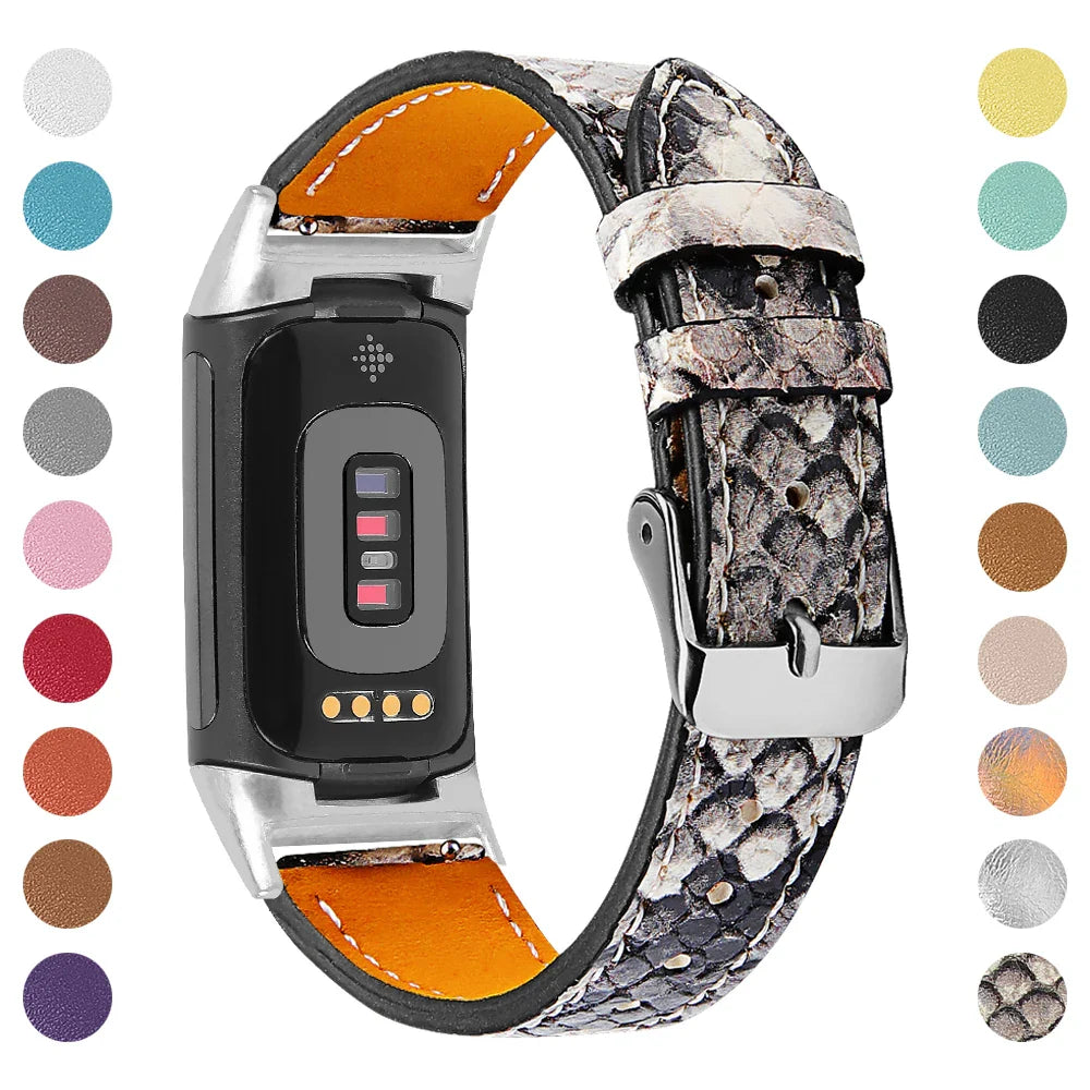 Fitbit Charge 5 6 Lederarmband – Stilvoll und bequem