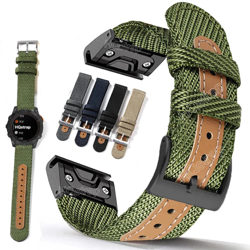 Garmin Sport-Nylon-Armband – Atmungsaktives, bequemes Design
