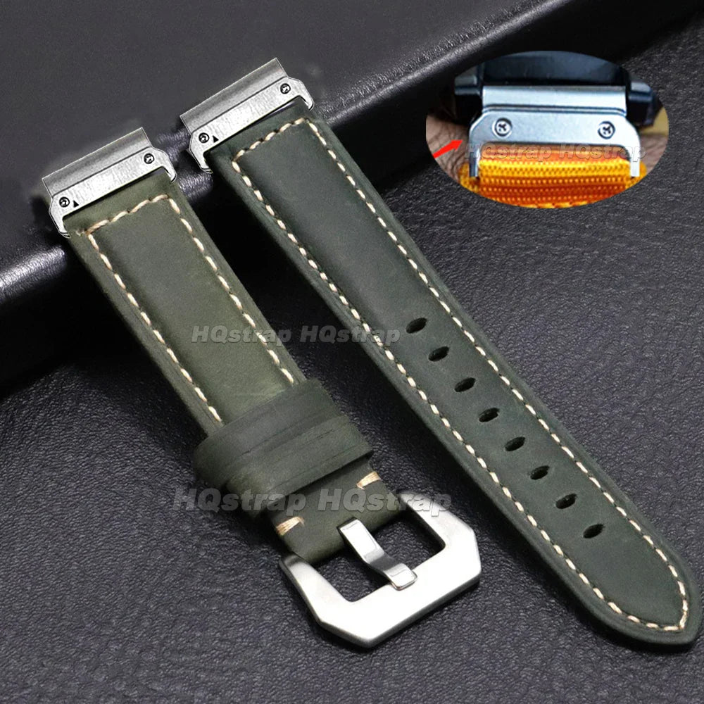 Garmin Vintage Lederarmband – klassisch und komfortabel