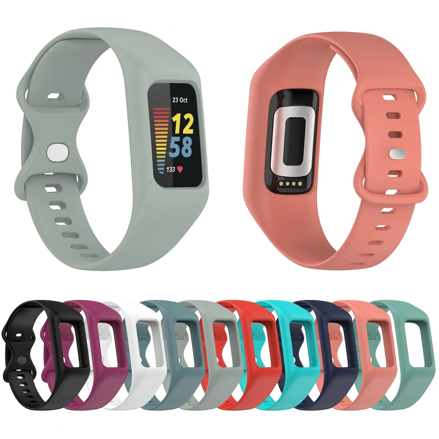 Fitbit Charge 6 5 4 3 Silikon-Sportarmband
