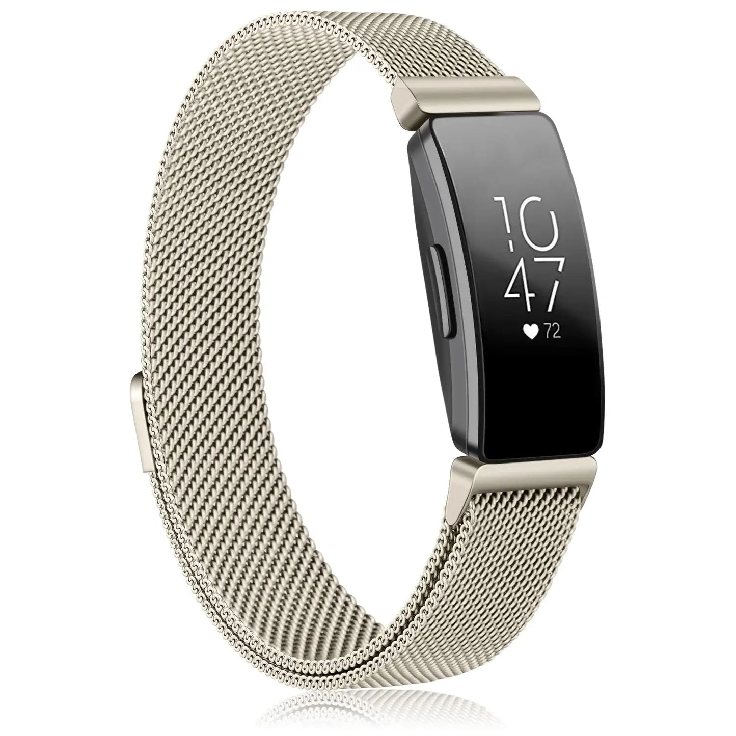 Bracelet Milanais Aimanté en Acier Inoxydable Fitbit Inspire 2, 1, HR