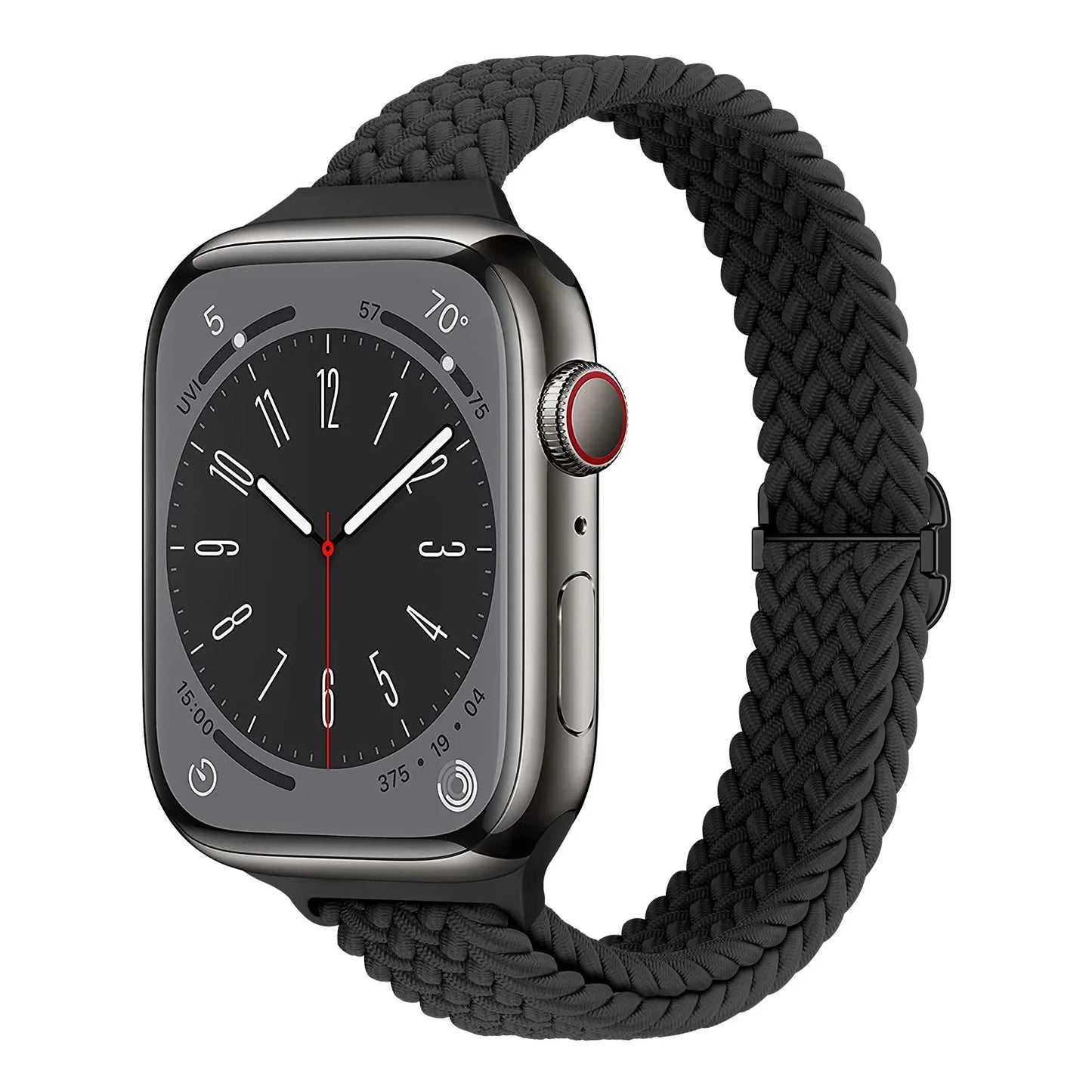 Apple Watch Nylon-Armband – Weiches, atmungsaktives geflochtenes Armband