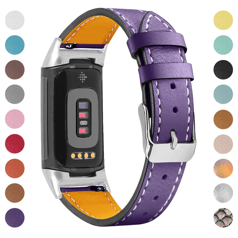 Fitbit Charge 5 6 Lederarmband – Stilvoll und bequem