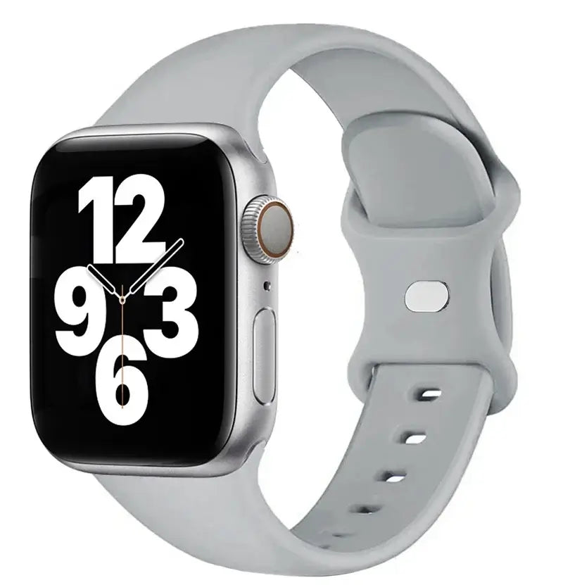 Apple Watch Silikonarmband - Weiches wasserdichtes flexibles Armband