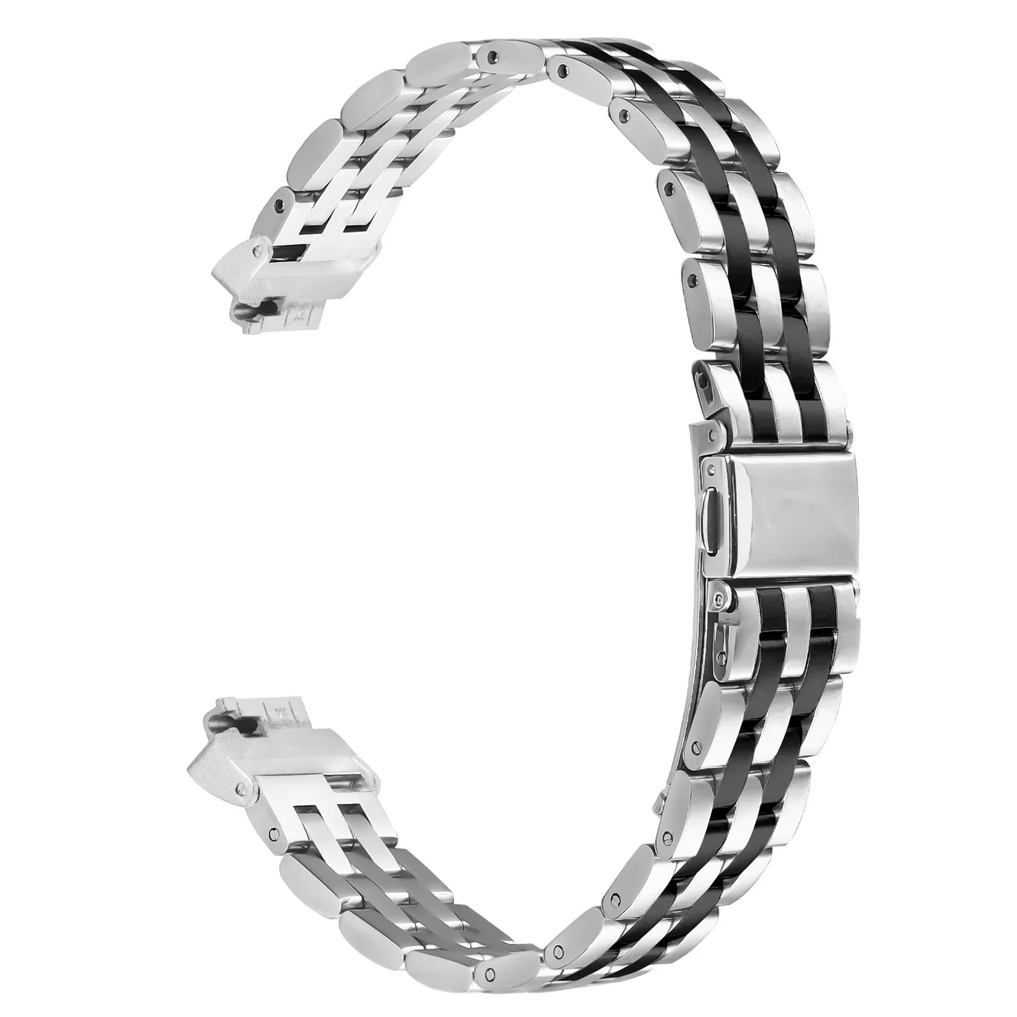 Fitbit Inspire 2, 1, HR Edelstahlarmband – Premium-Band