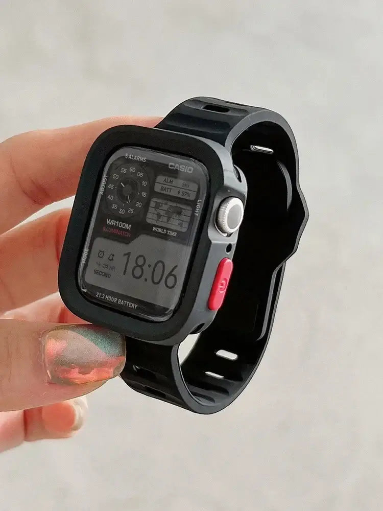 Apple Watch Silikonarmband – Strapazierfähiges, bequemes Armband