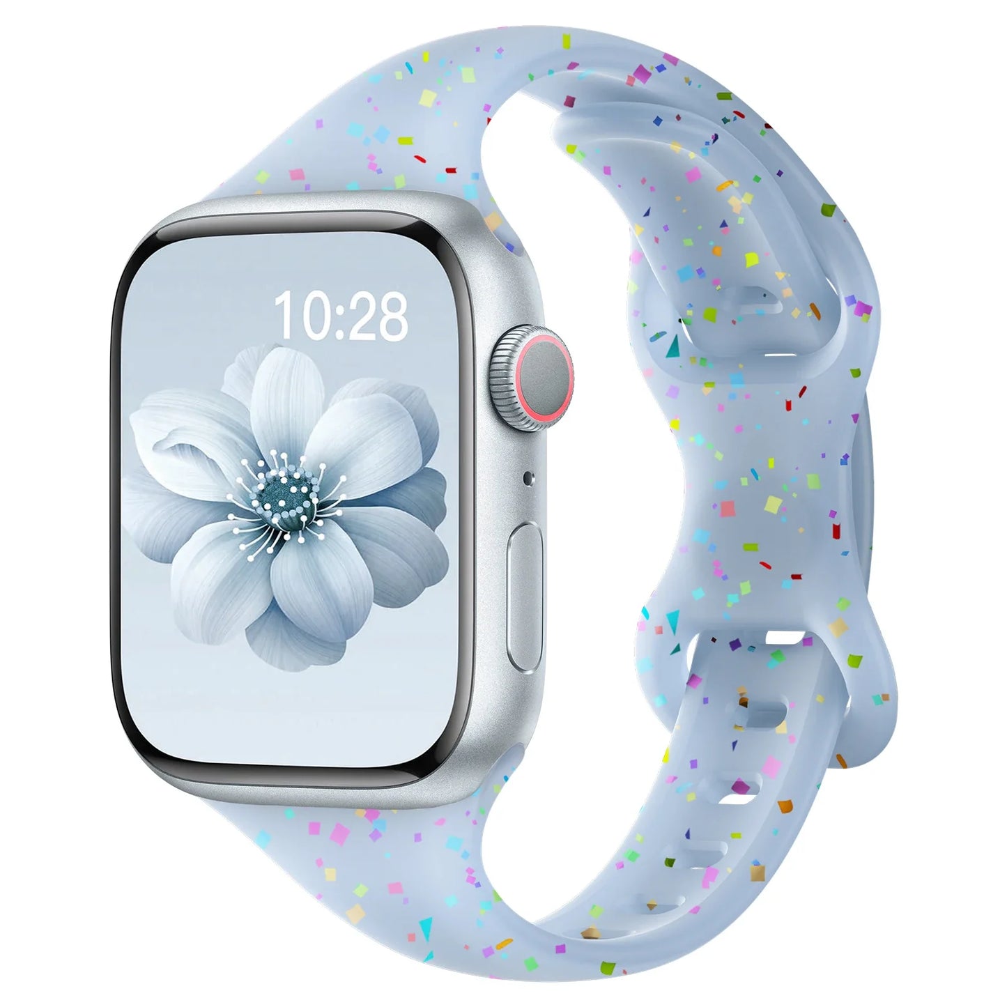 Bracelet en silicone pour Apple Watch - Design souple et flexible - Coloré