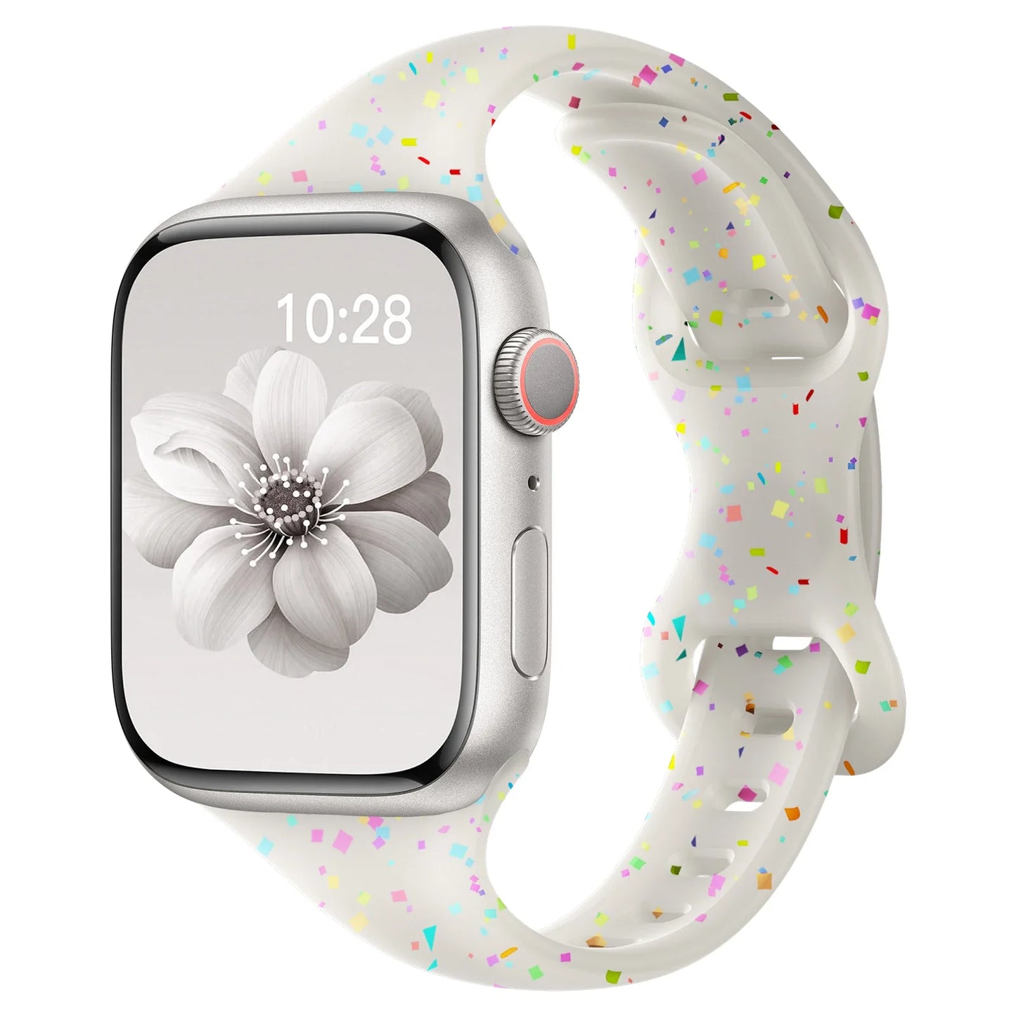 Bracelet en silicone pour Apple Watch - Design souple et flexible - Coloré