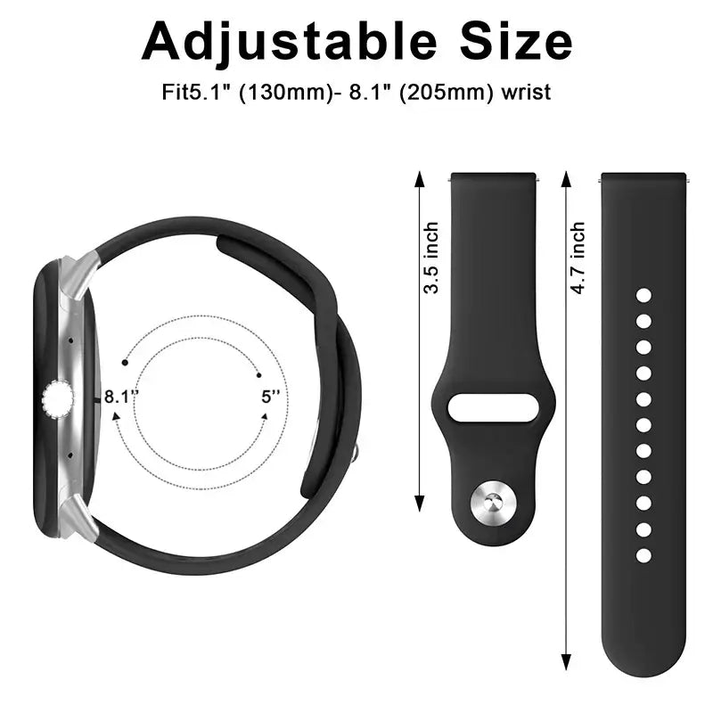 Google Pixel Silikonarmband – Strapazierfähig, bequem, elegant