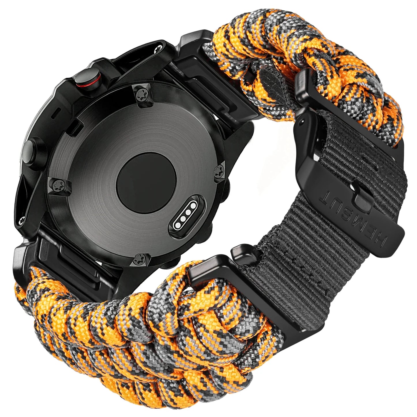 Bracelet de montre Garmin en paracorde - Conception sport durable