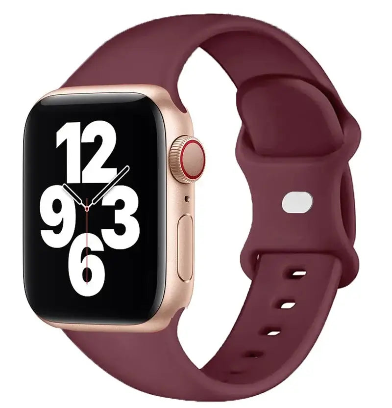 Apple Watch Silikonarmband - Weiches wasserdichtes flexibles Armband