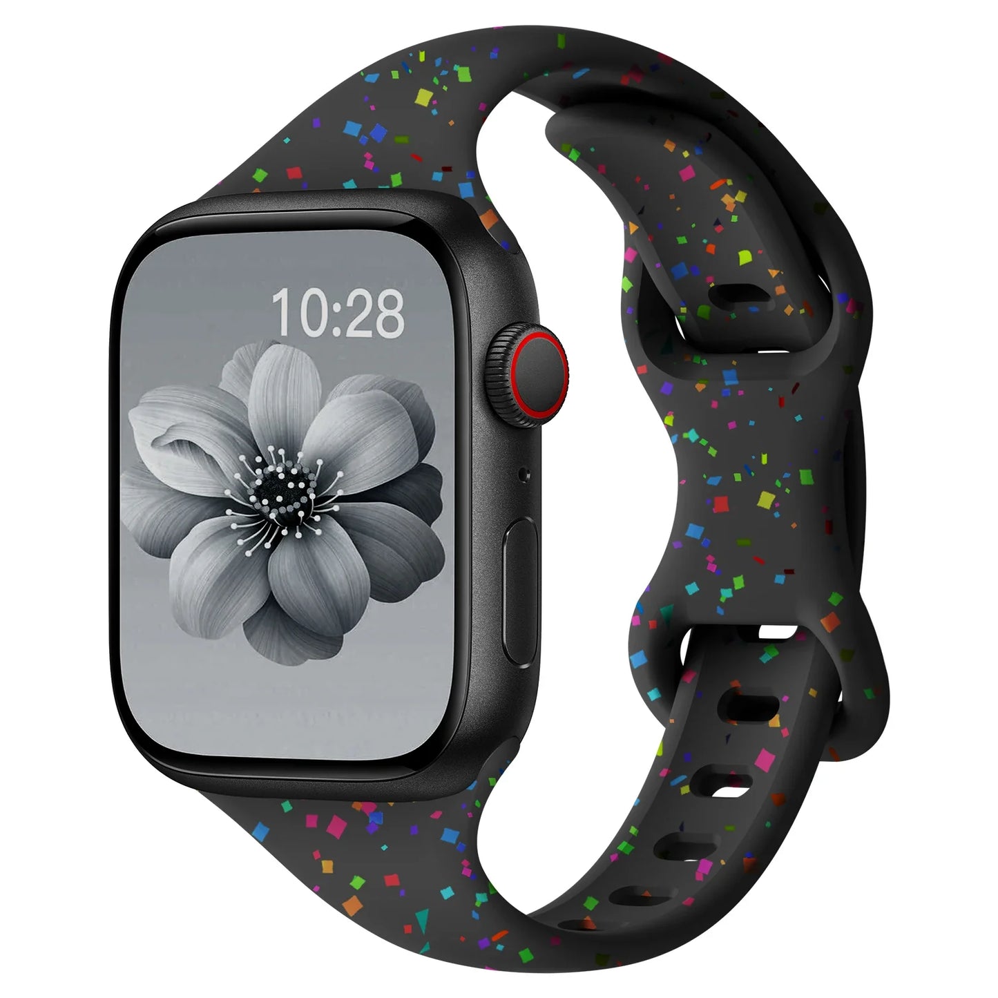 Bracelet en silicone pour Apple Watch - Design souple et flexible - Coloré
