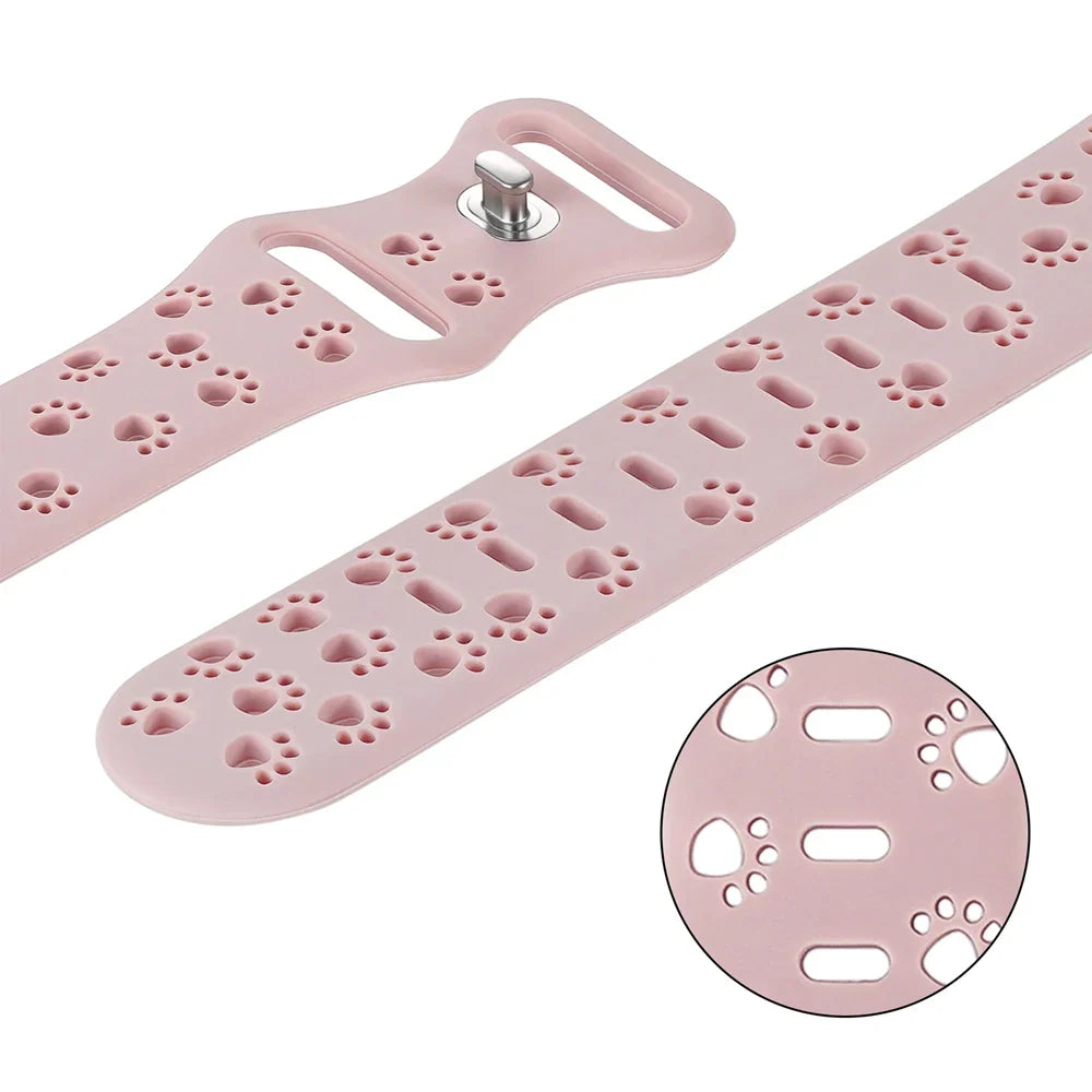 Apple Watch Silikonarmband – Weiches Hohlkatzenmuster