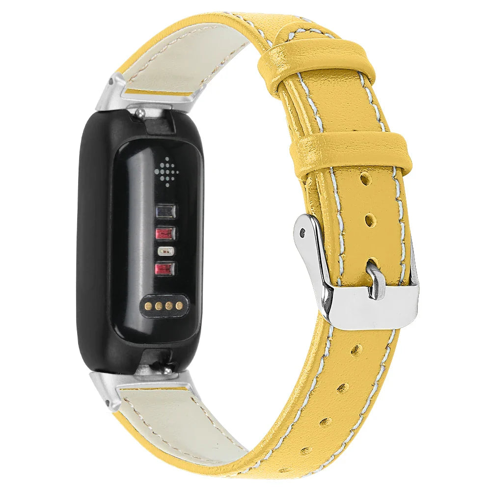 Fitbit Inspire 3 Lederarmband – Stilvolles und atmungsaktives Armband