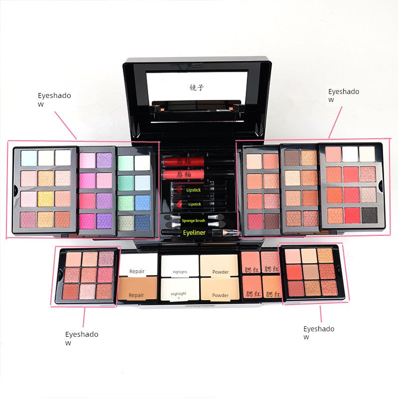 190-Color Matte Makeup Palette Gift Set – Eyeshadow, Blush & More in Stunning Collector Cases