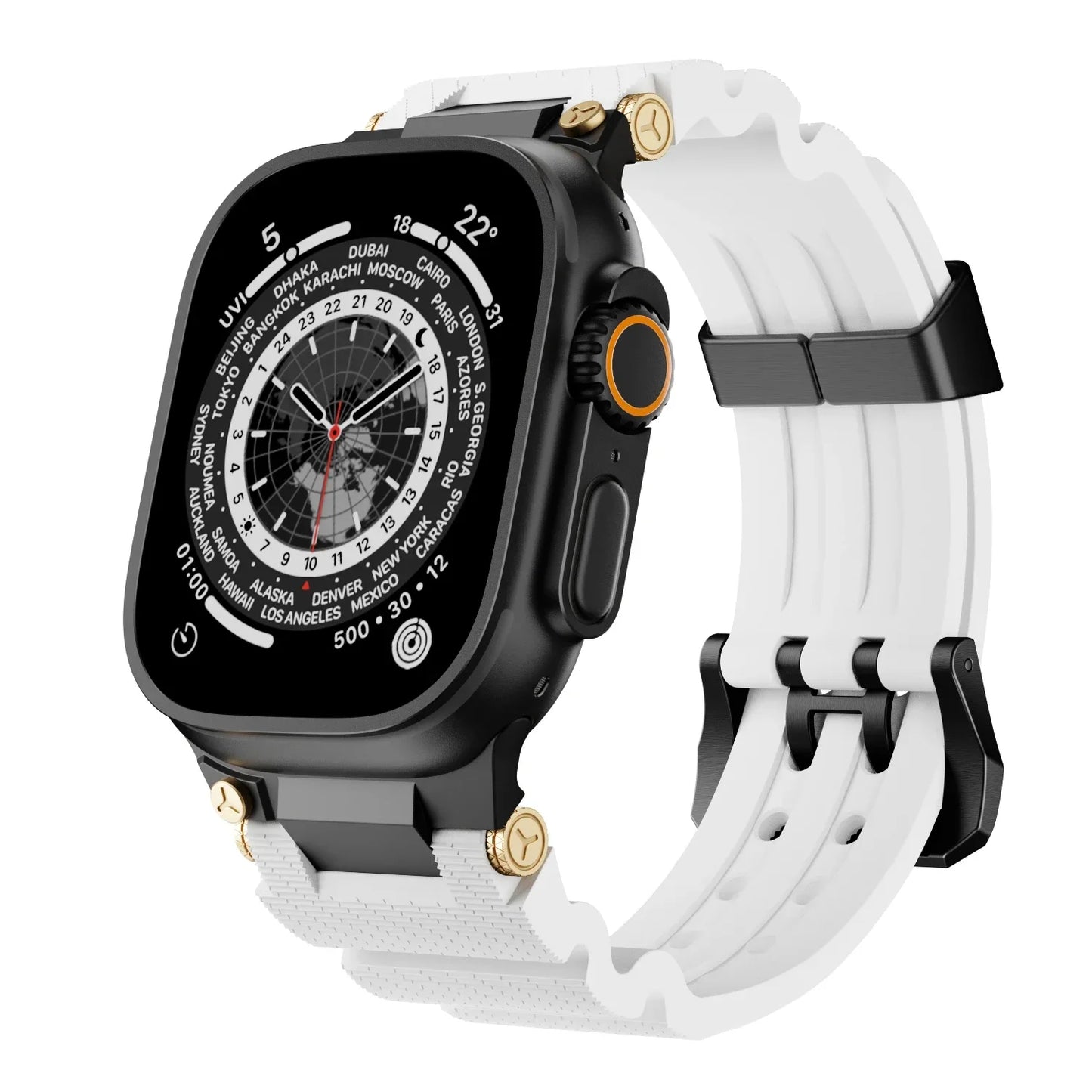 Bracelet de sport en silicone pour Apple Watch - Bracelet en caoutchouc étanche