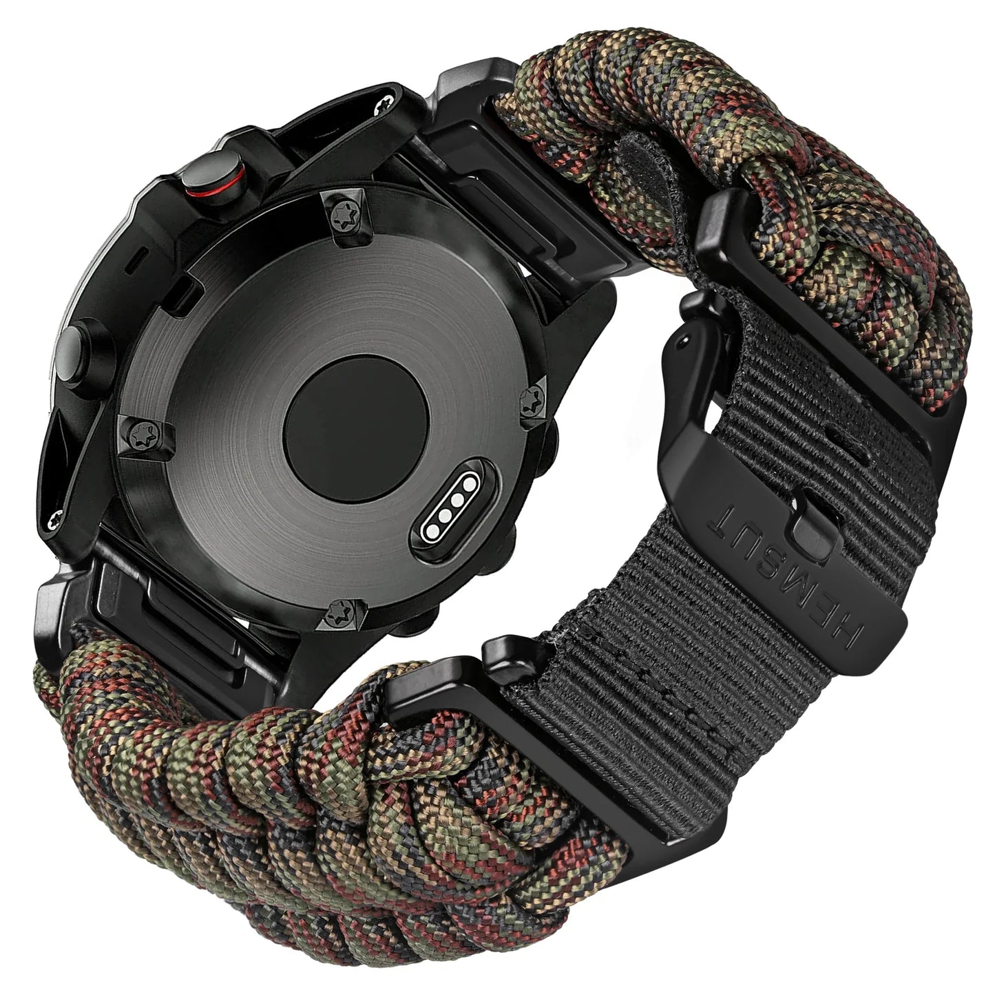 Bracelet de montre Garmin en paracorde - Conception sport durable