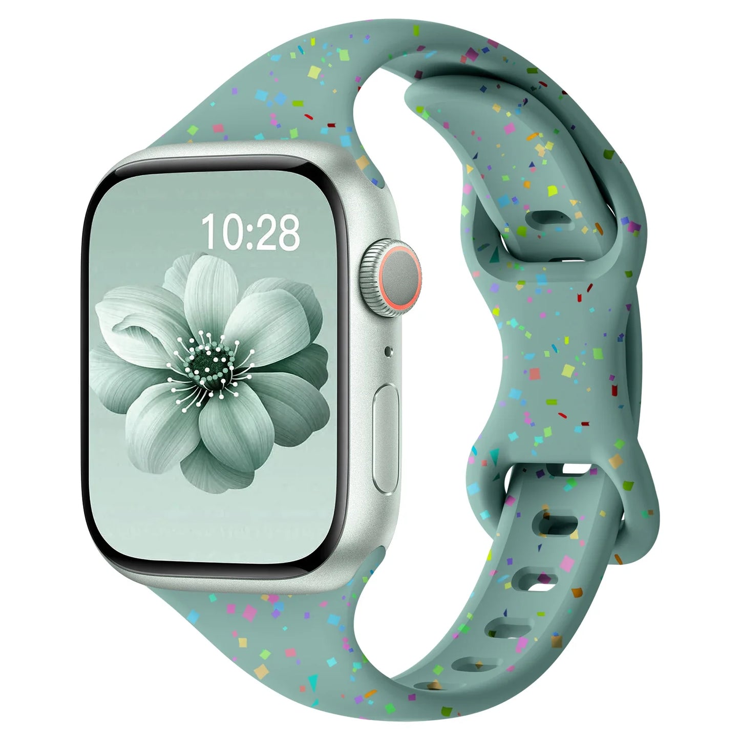 Bracelet en silicone pour Apple Watch - Design souple et flexible - Coloré