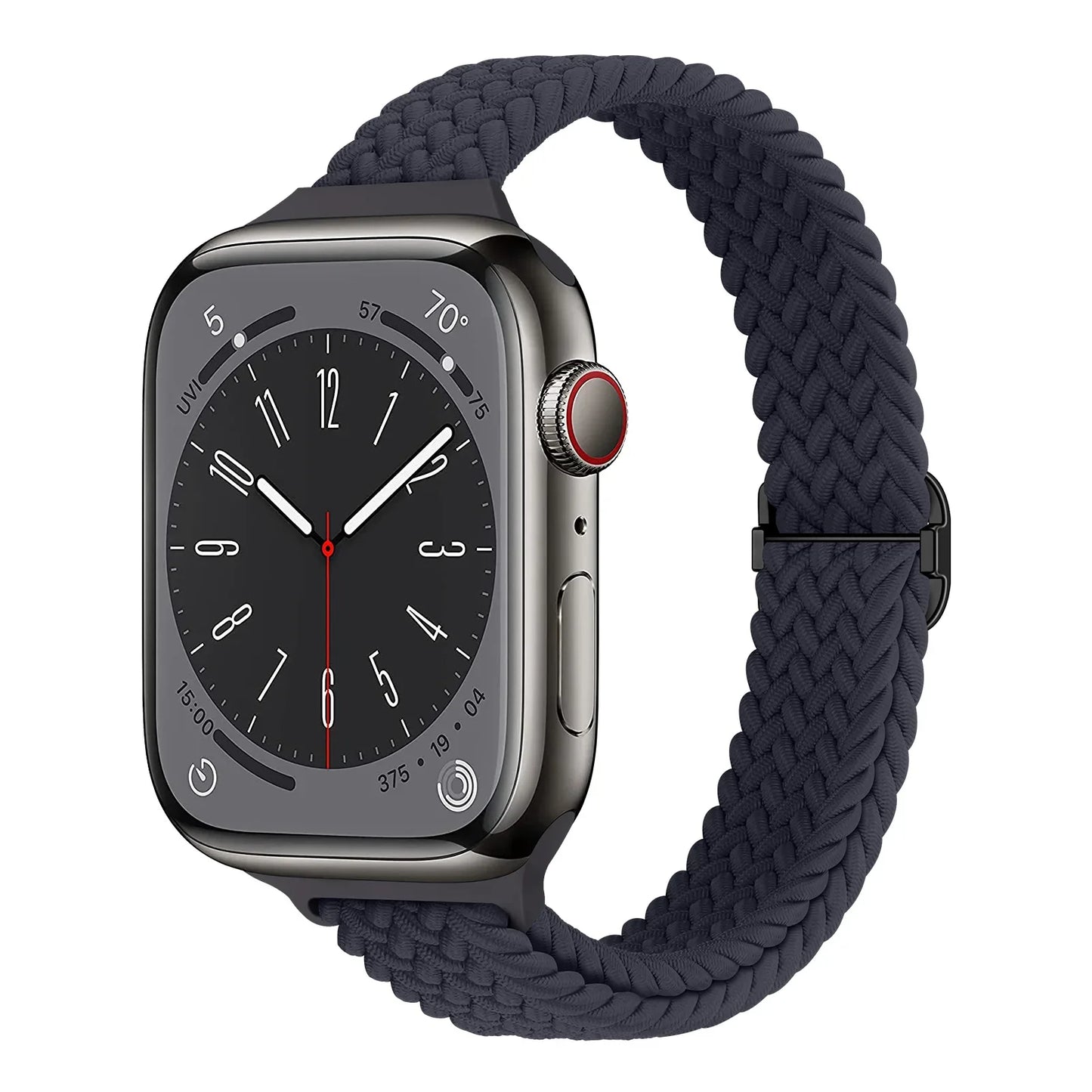 Apple Watch Nylon-Armband – Weiches, atmungsaktives geflochtenes Armband