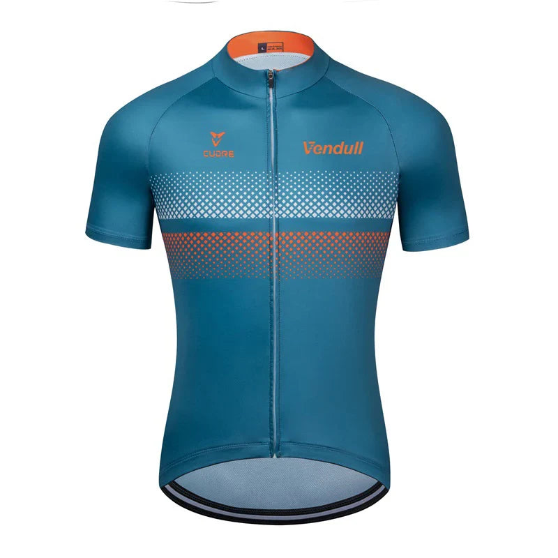 2026 New VENDULL Men Cycling Jersey Cycling Racing Tops Short Sleeve Cyclist Clothes Shirt Maillot Summer Bicycle Bike Wear