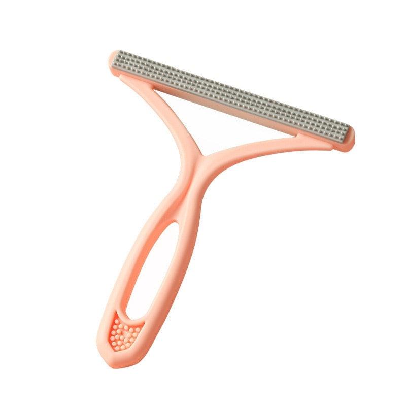 Silicone Double Sided Pet Hair Remover Lint Remover Clean Tool Shaver Sweater Cleaner Fabric Shaver Scraper for Clothes Carpet Double Carpet Wooden Manual Roller Professional Reusable Lint Cleaner for Pet Hair
