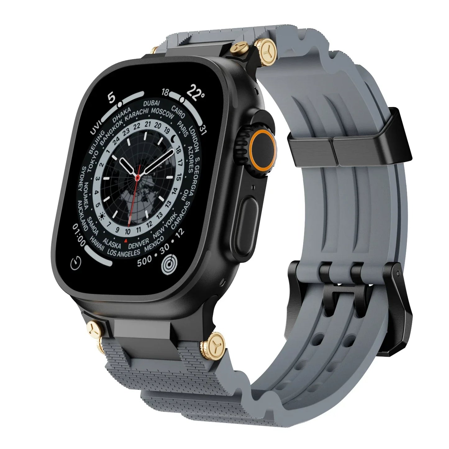 Bracelet de sport en silicone pour Apple Watch - Bracelet en caoutchouc étanche