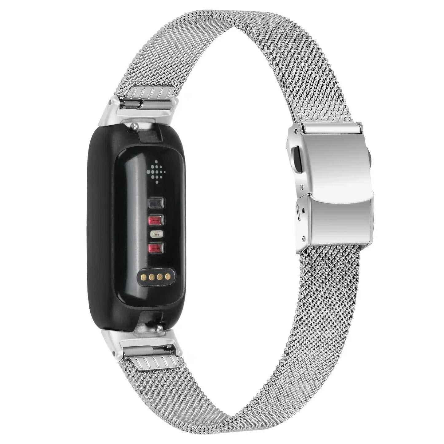 Bracelet en acier inoxydable fin Fitbit Inspire 3 – Bracelet en métal élégant et minimaliste