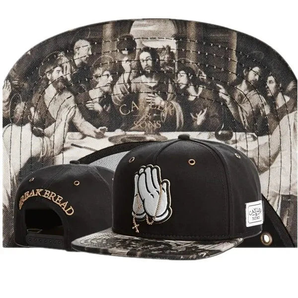 Classic Snapback Hat – Flat Bill Adjustable Baseball Cap