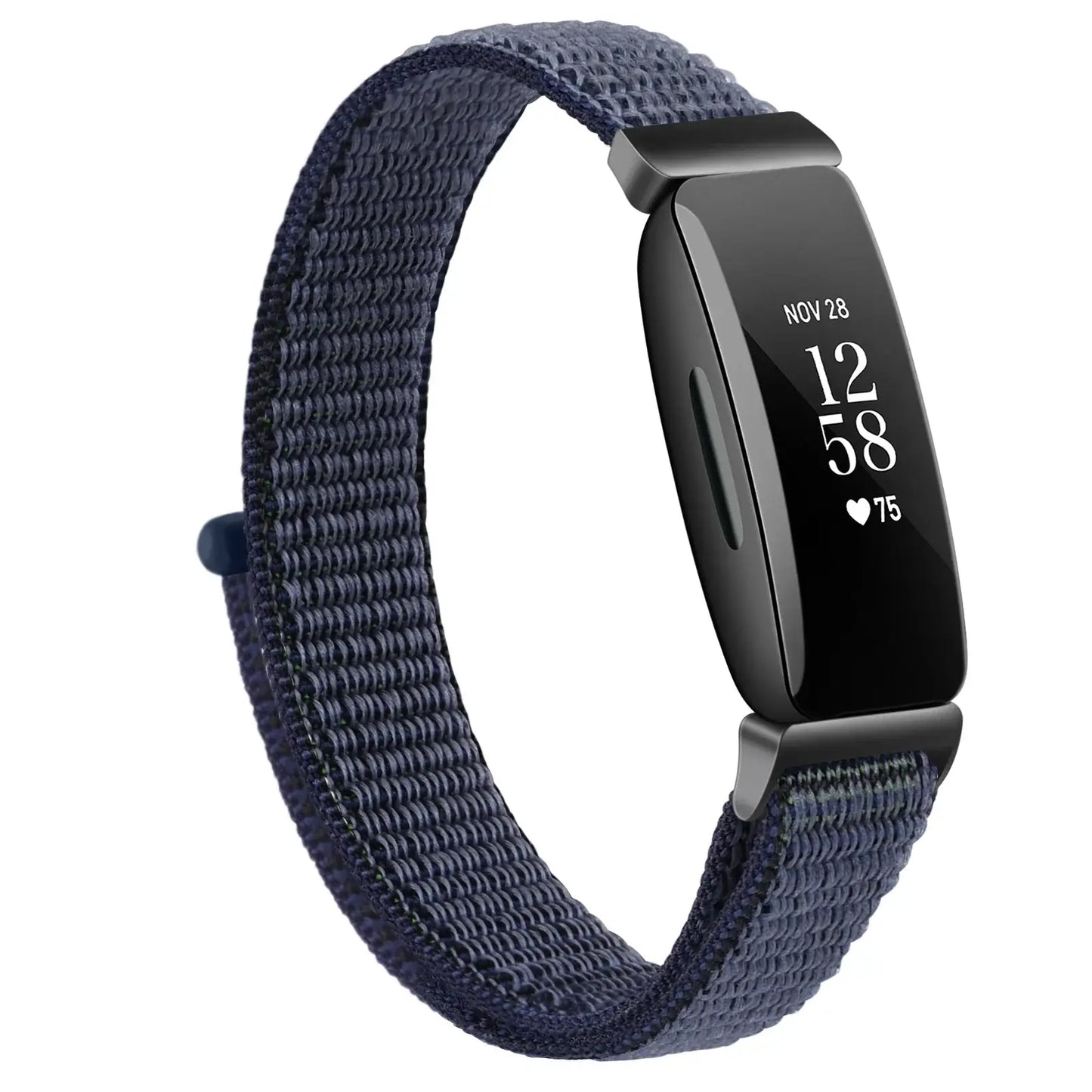 Fitbit Inspire 2, 1, HR Nylon Klettband – Vielseitiges Armband