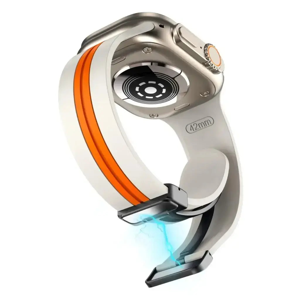 Apple Watch Silikonarmband – Robustes Design mit Magnetverschluss
