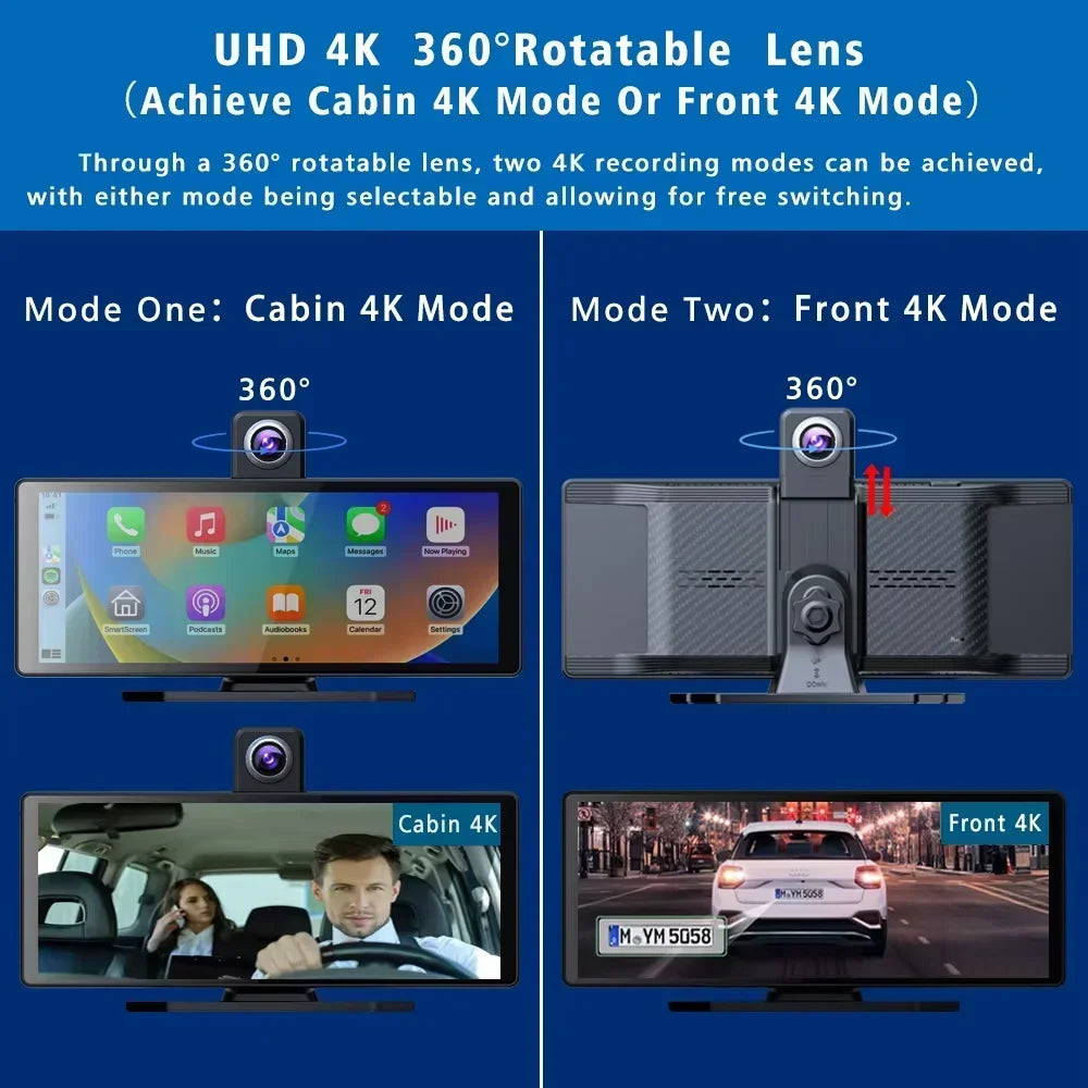 Srnubi 10.26-Inch CarPlay & Android Auto Screen – T322/T333 Options
