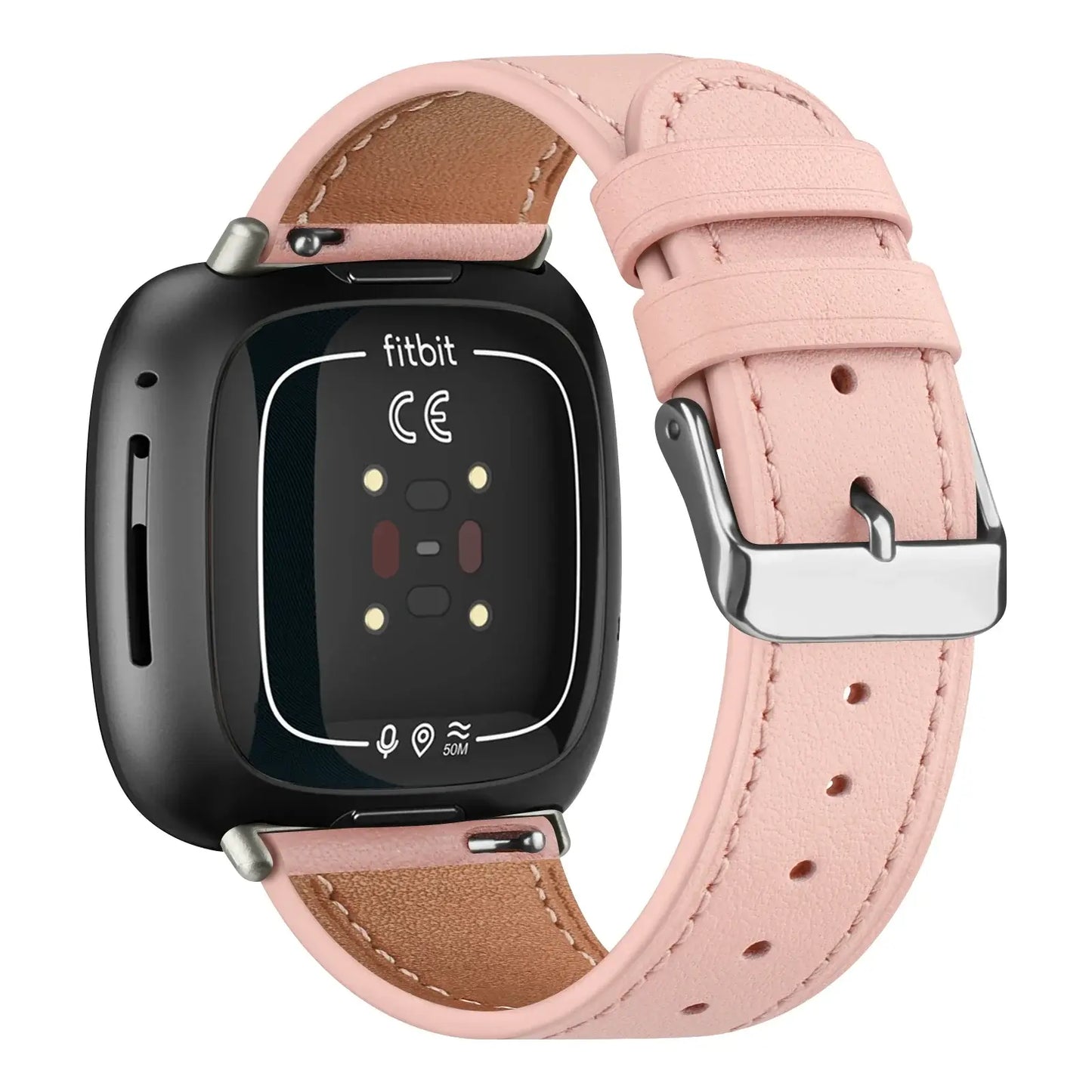 Bracelet en cuir Fitbit Versa et Sense - Design élégant et durable