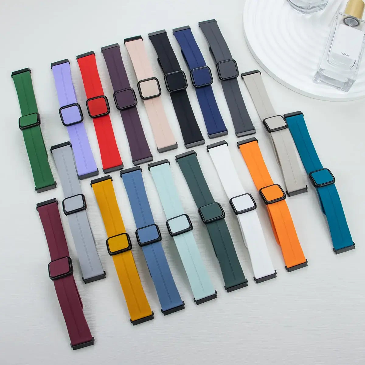 Fitbit Versa & Sense Silikonarmband – wasserdicht & magnetisch