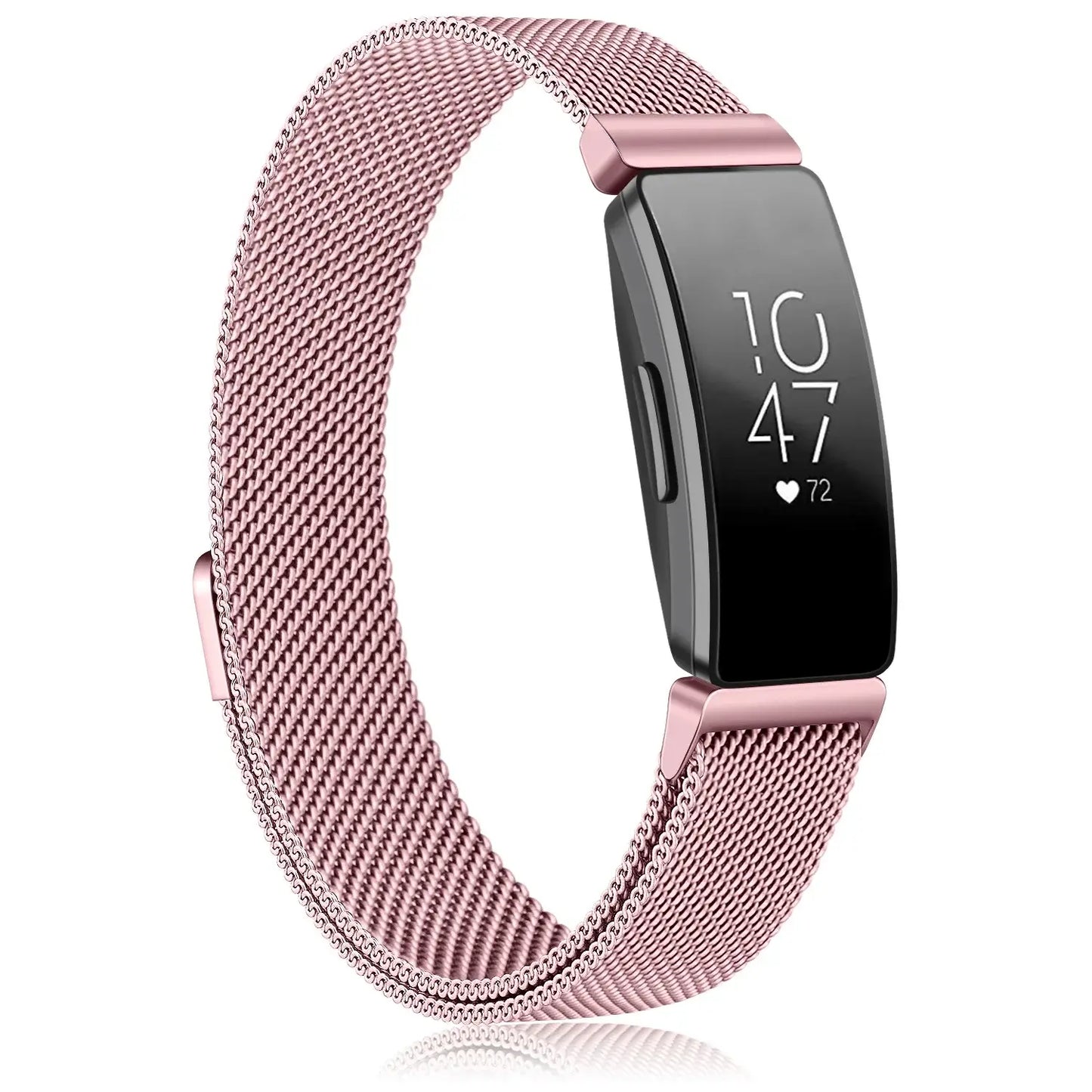 Bracelet Milanais Aimanté en Acier Inoxydable Fitbit Inspire 2, 1, HR