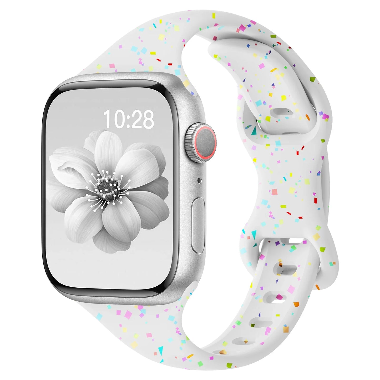 Bracelet en silicone pour Apple Watch - Design souple et flexible - Coloré