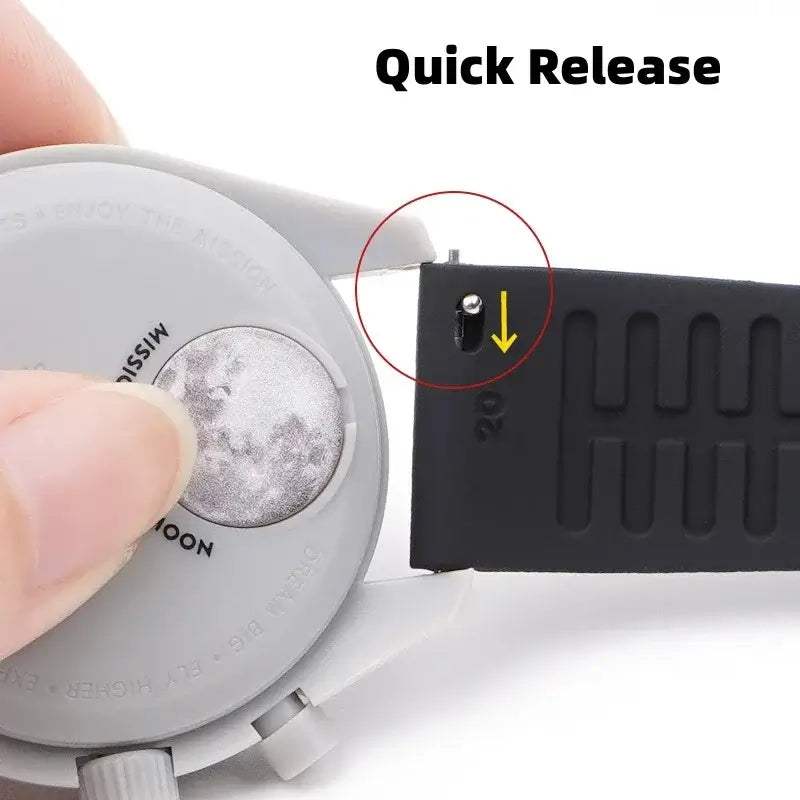 Bracelet en silicone Suunto – Design élégant, confortable et étanche