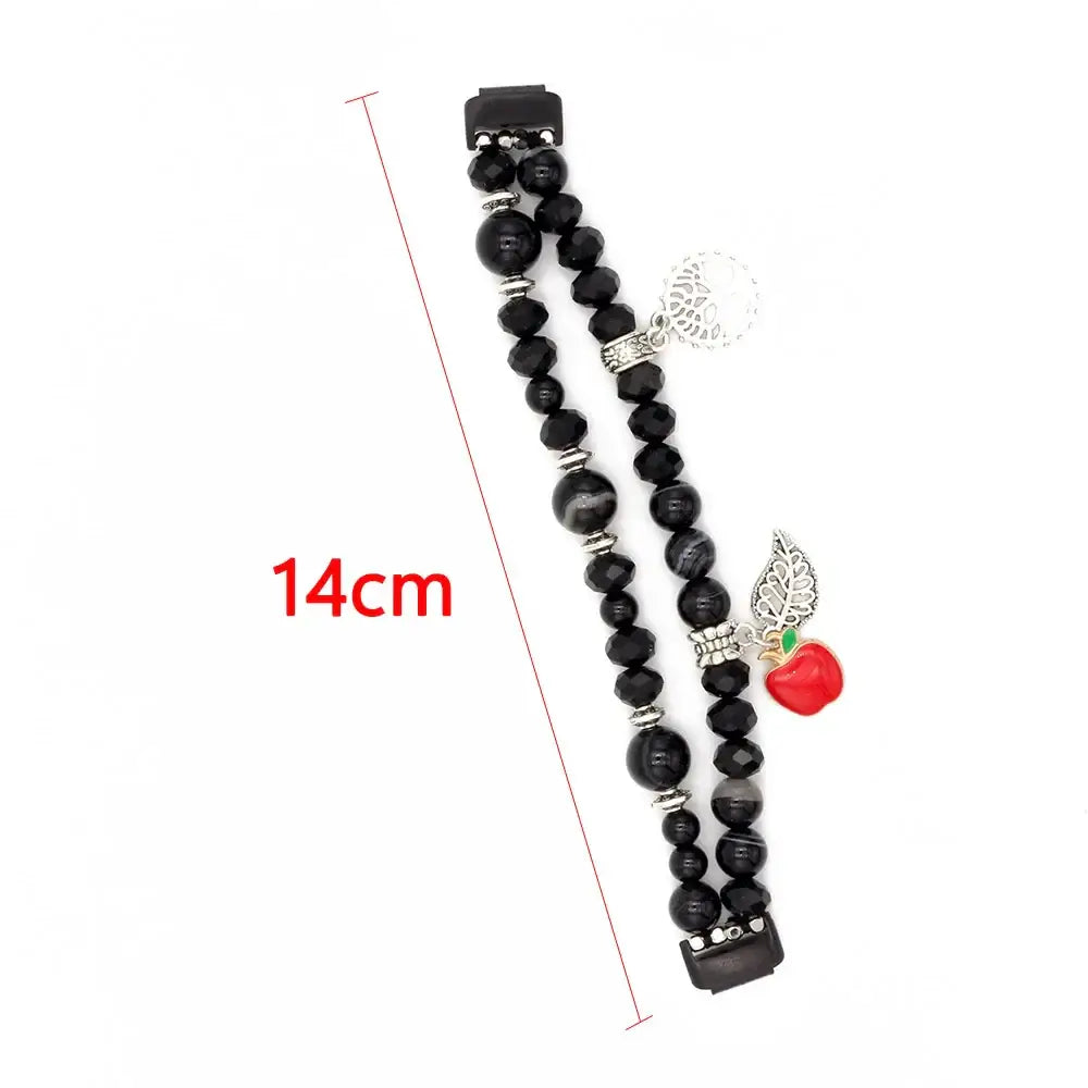 Bracelet Élastique Perlé Fitbit Inspire 3 – Bracelet Élégant Extensible