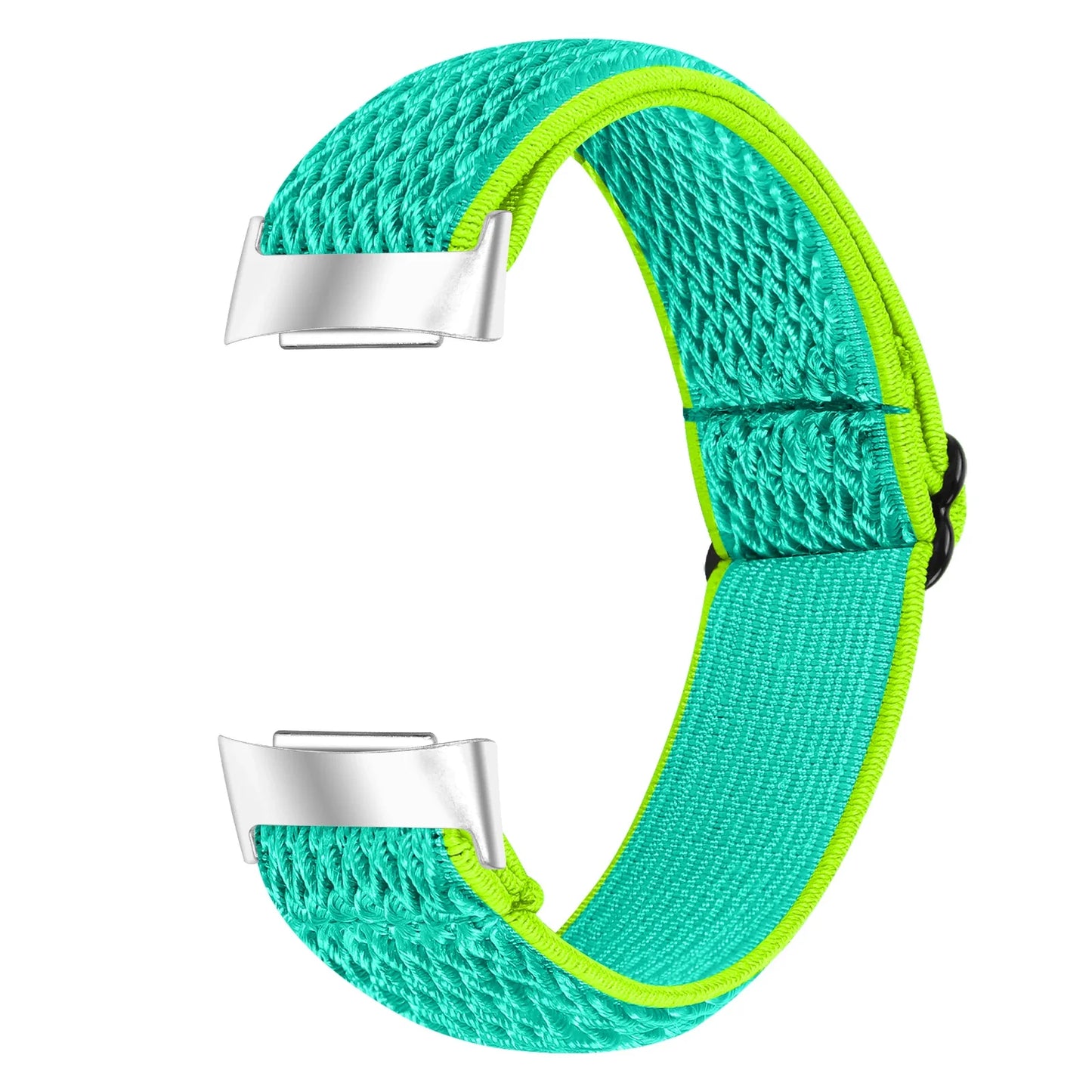 Fitbit Charge 6 5 Nylonarmband – Elastisches Sport-Stoff-Design