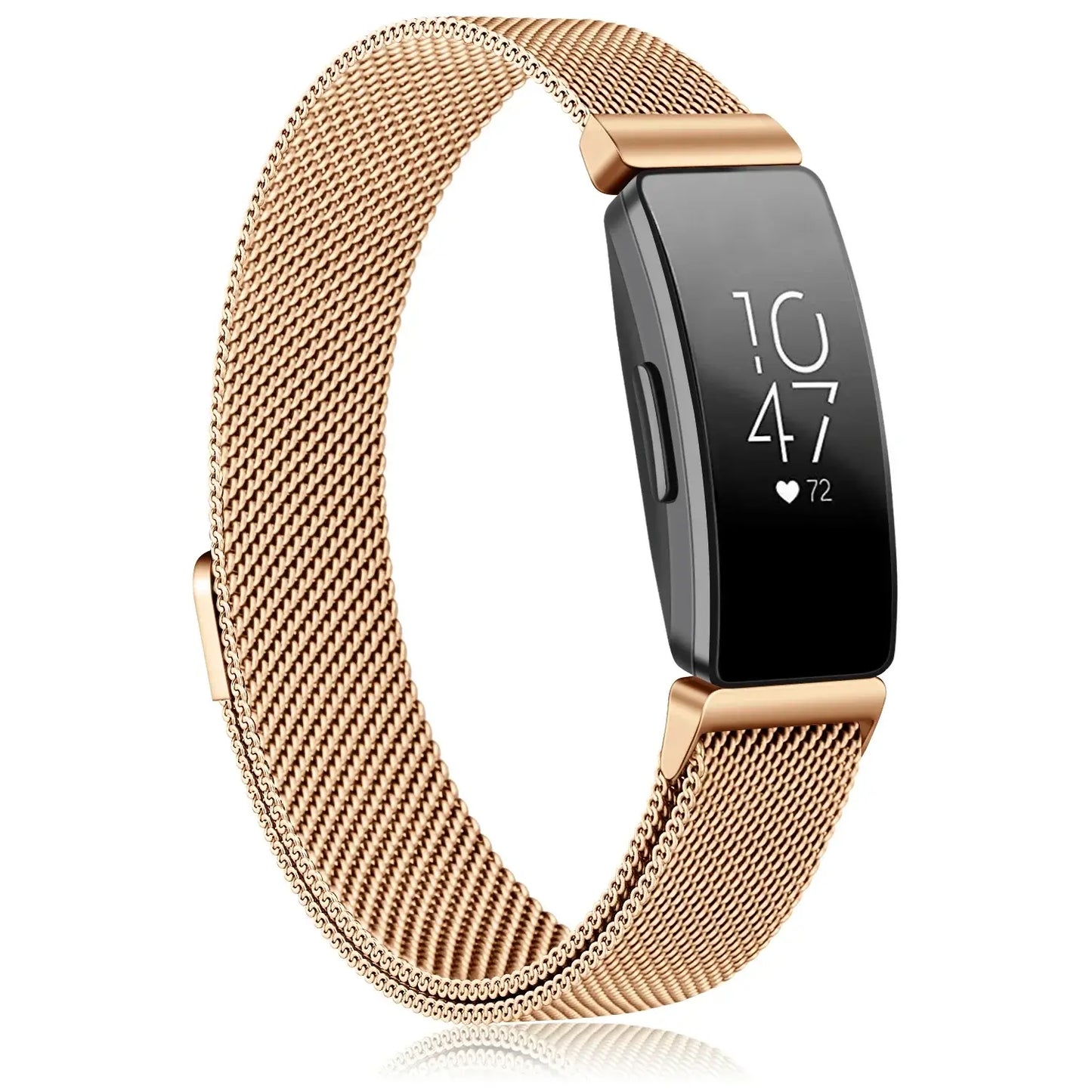 Bracelet Milanais Aimanté en Acier Inoxydable Fitbit Inspire 2, 1, HR