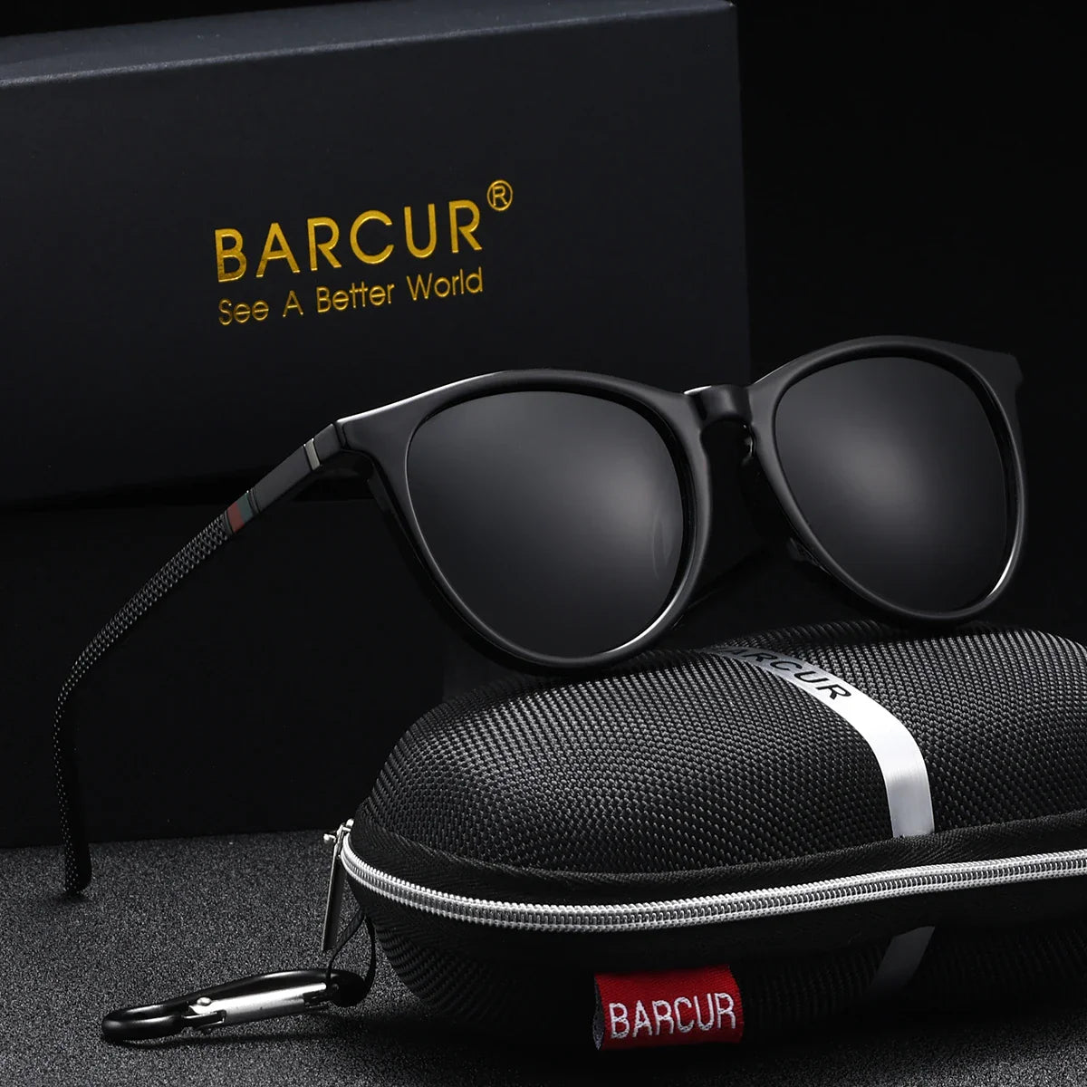 BARCUR Polarized Cat Eye Sunglasses for Women – Lightweight UV400 Sun Protection Eyewear with Fashion Polycarbonate Frame Mirror Lenses and Elegant Design – Stylish Summer Accessories for Shopping Travel & Outdoor