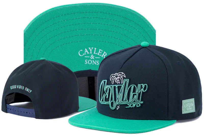 Classic Snapback Hat – Flat Bill Adjustable Baseball Cap
