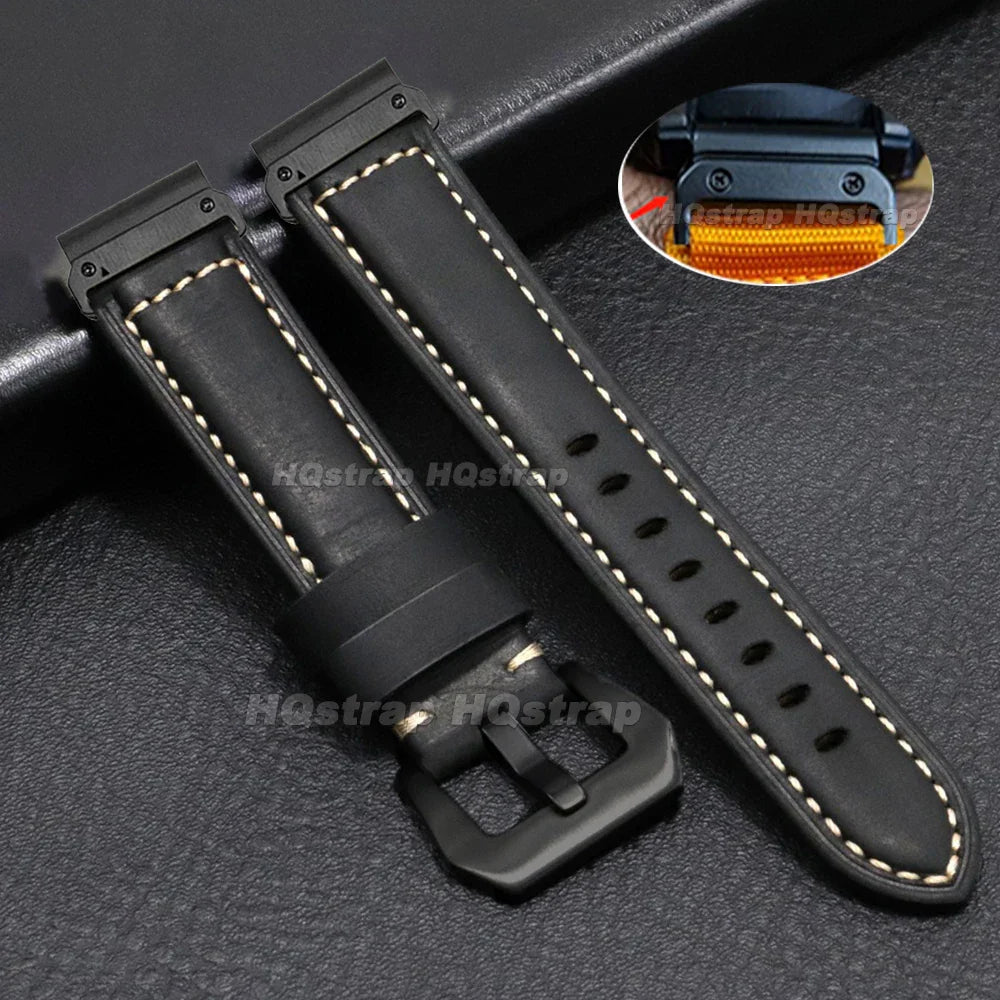 Garmin Vintage Lederarmband – klassisch und komfortabel