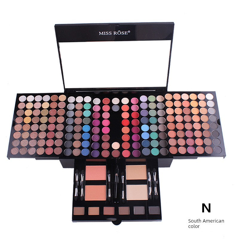 190-Color Matte Makeup Palette Gift Set – Eyeshadow, Blush & More in Stunning Collector Cases