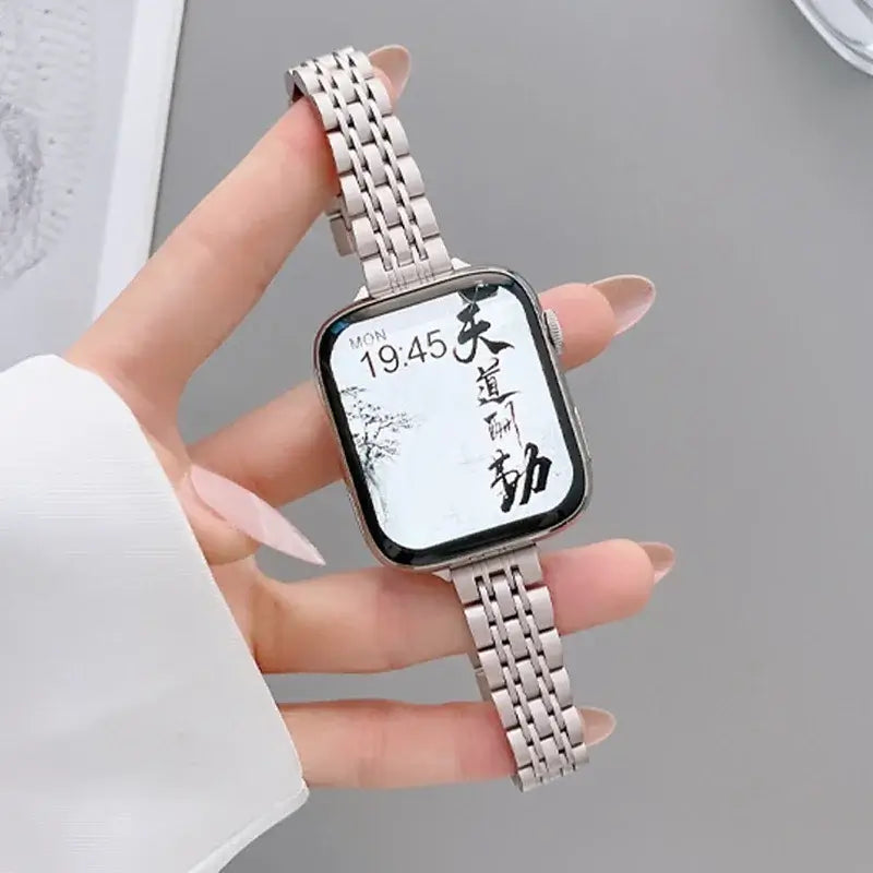 Apple Watch Edelstahlarmband – Elegantes, robustes Design