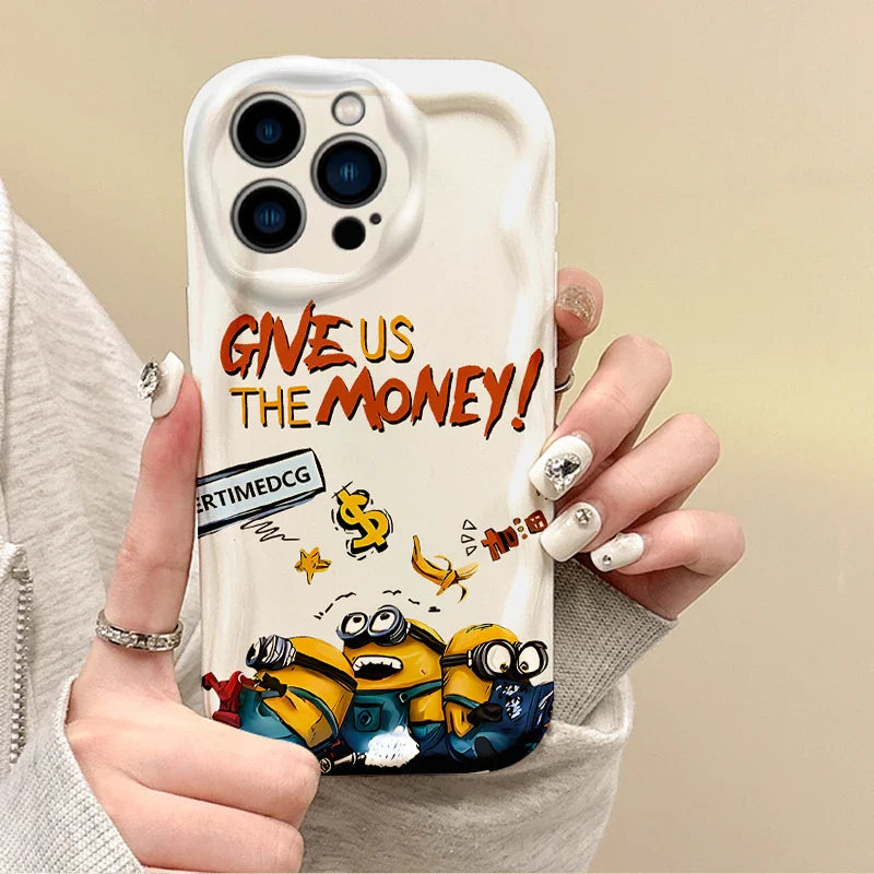 Süße Minions Cartoon Welle Handyhülle
