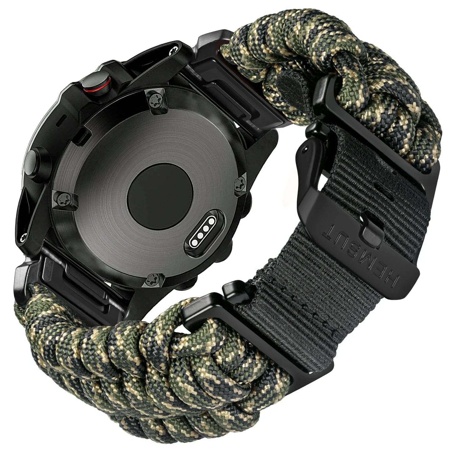 Bracelet de montre Garmin en paracorde - Conception sport durable