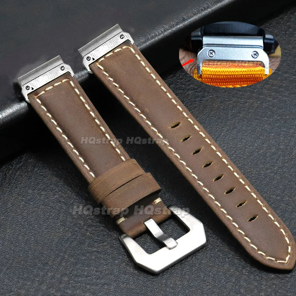 Garmin Vintage Lederarmband – klassisch und komfortabel