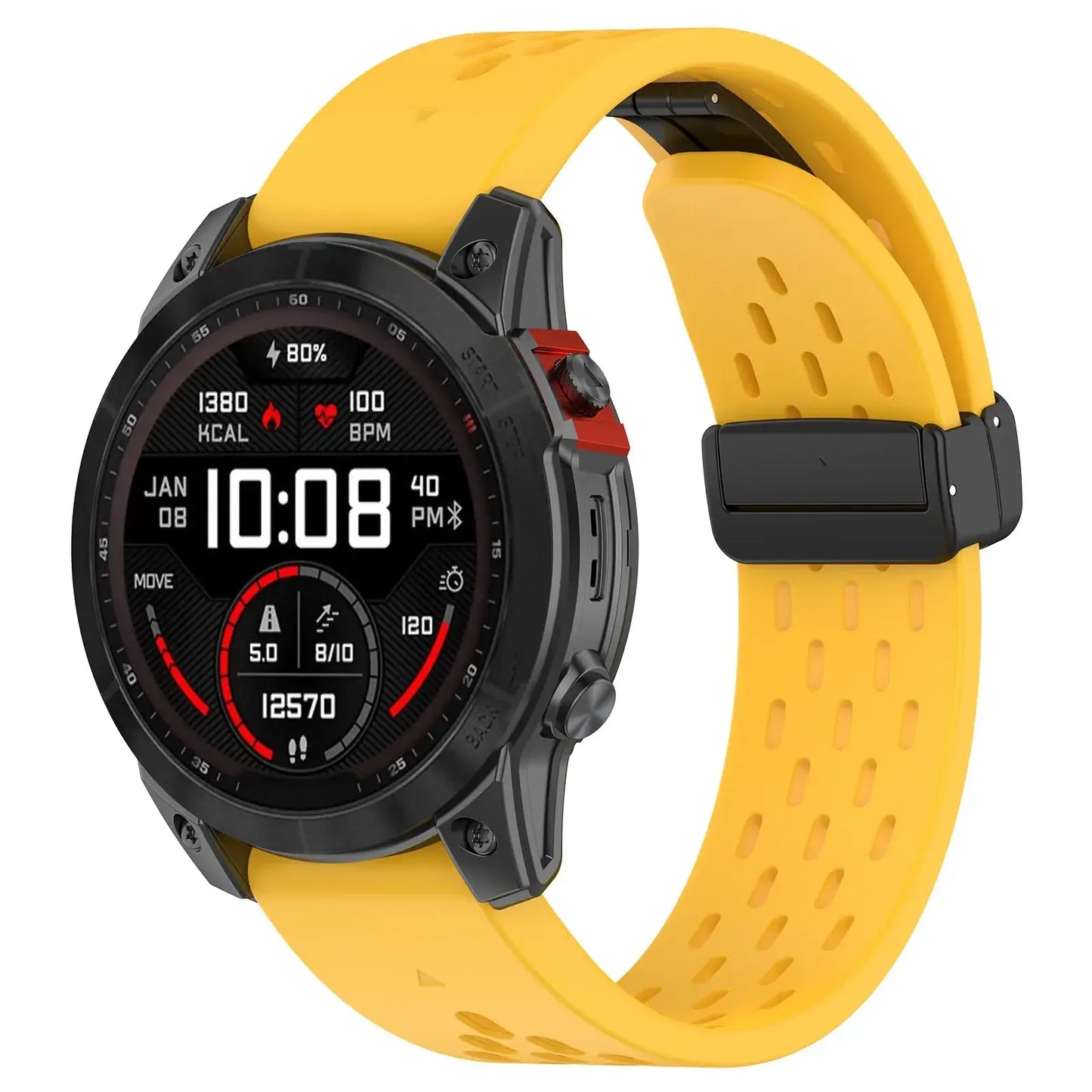 Bracelet en silicone Garmin – Bracelet QuickFit respirant