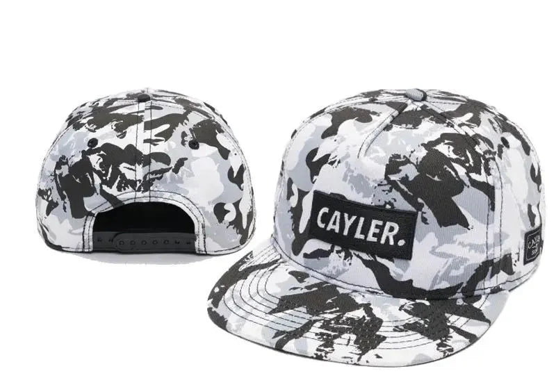 Classic Snapback Hat – Flat Bill Adjustable Baseball Cap