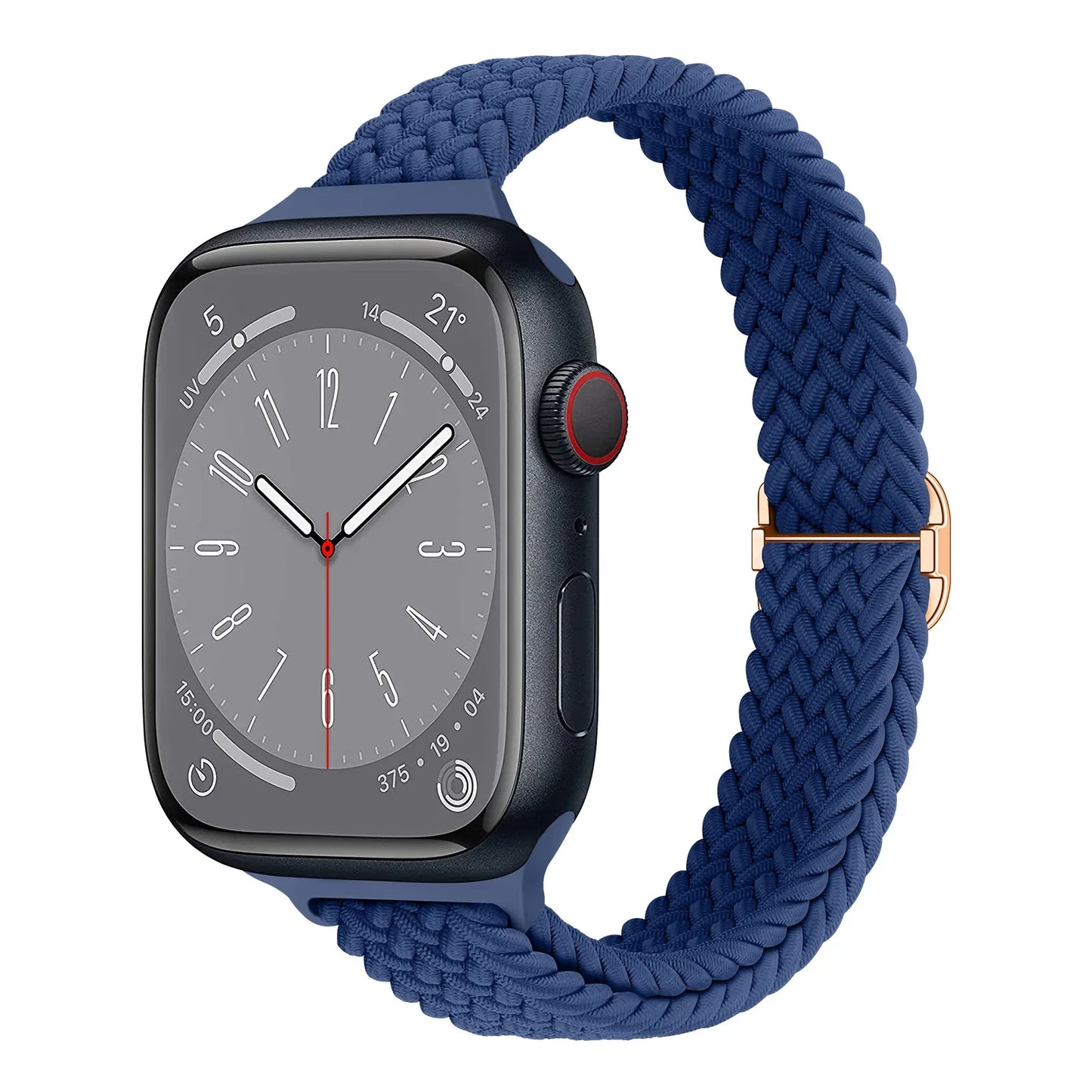 Apple Watch Nylon-Armband – Weiches, atmungsaktives geflochtenes Armband